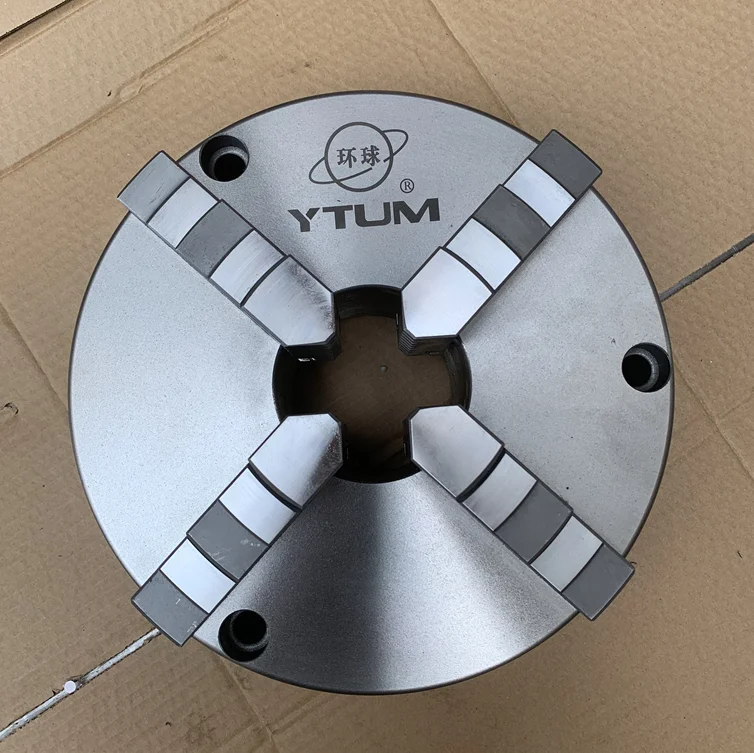 YTUM Precision Engine Lathe Use 4 Jaw Self-centering Chuck 160mm K12-160 Wood Lathe Chuck