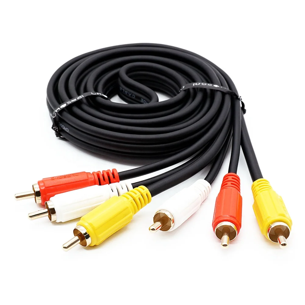 Composite A/V Cable AV Lotus Head Cable supports an RCA connection to your TV