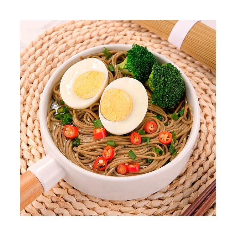 Vegetarian Food 150g Delicious Buckwheat Noodle Slim Soba Fettuccine Instant Noodles