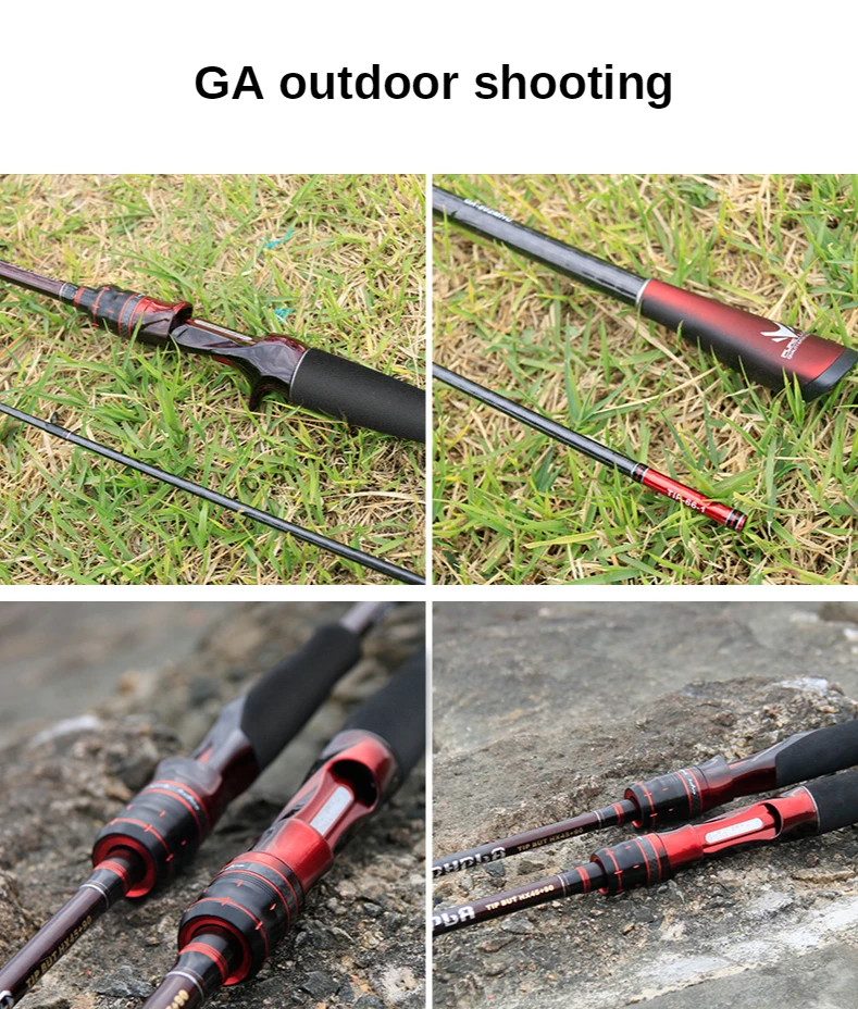 PURE LURE Casting Two Section Professional Wholesale Sea Fishing Rods Light Weight Casting Rod Fishing