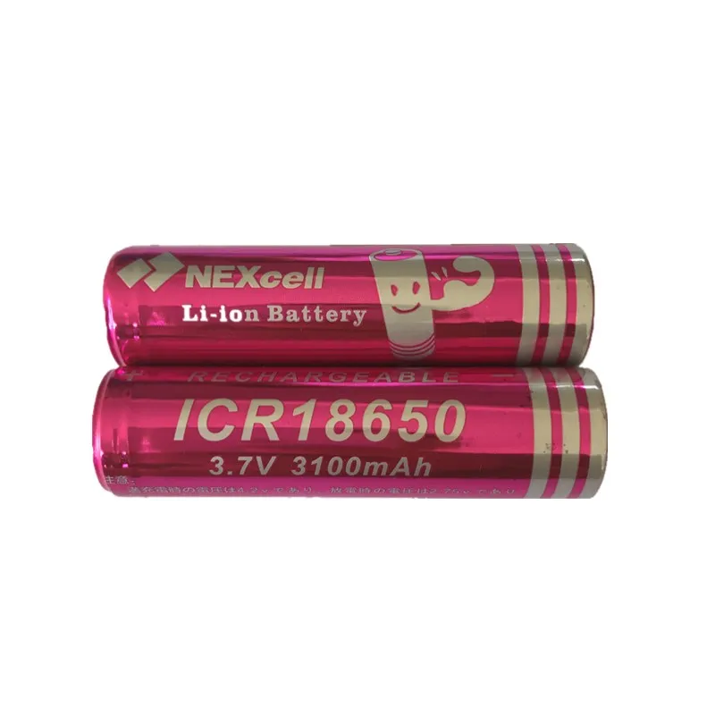 NEXCELL 18650 lithium battery 3.7V 3100 mAh rechargeable battery