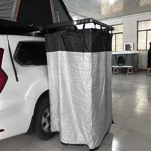 Custom Outdoor Changing Clothes Shower Tent Camp Car Side Shower Tent with Lights