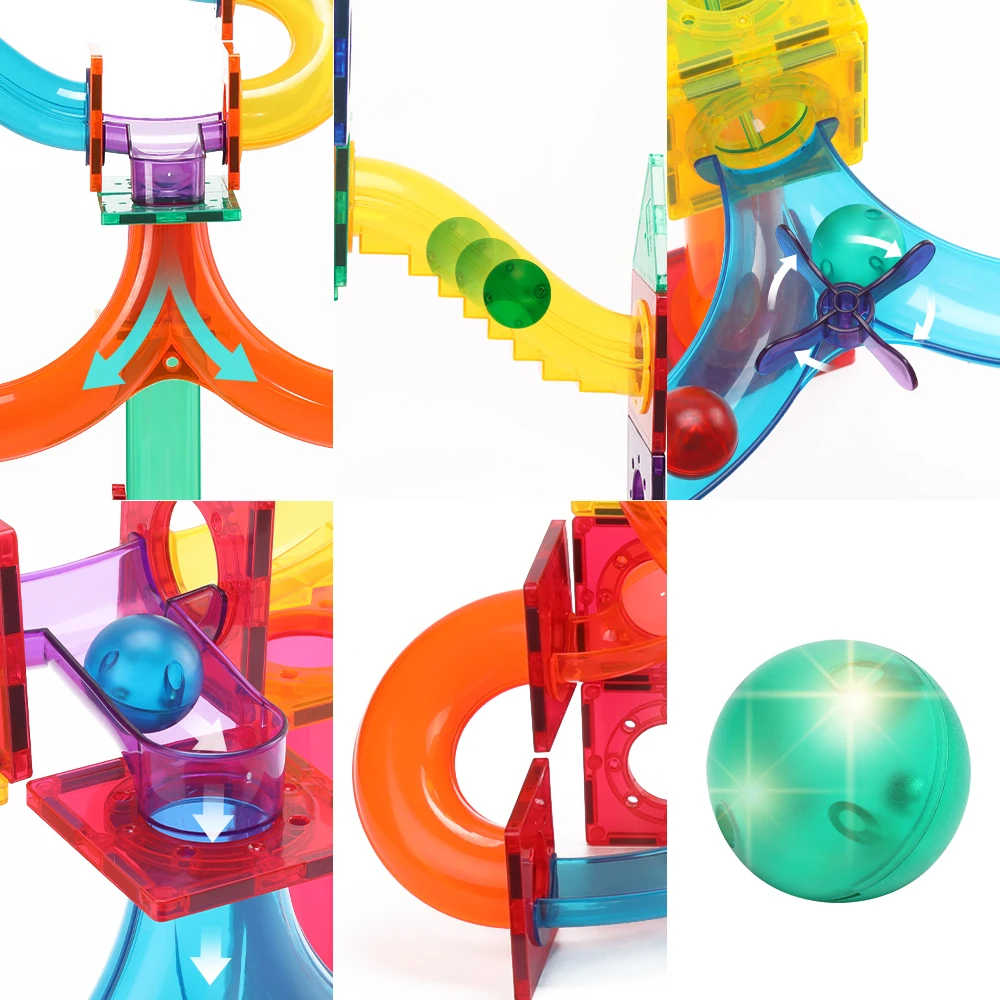 wholesale manufacturer marble run magnetic sets toys magnetic tiles animal magnetic blocks for kids