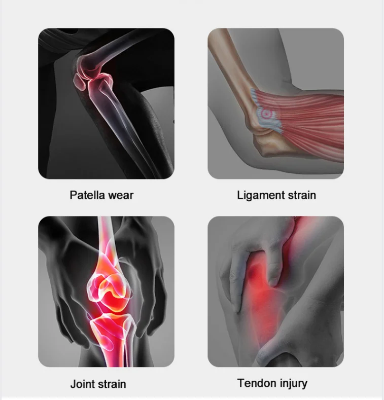 2021 Hot Sell Sport Nylon Compression Open Knee Brace Pads For Pain Relief Knee