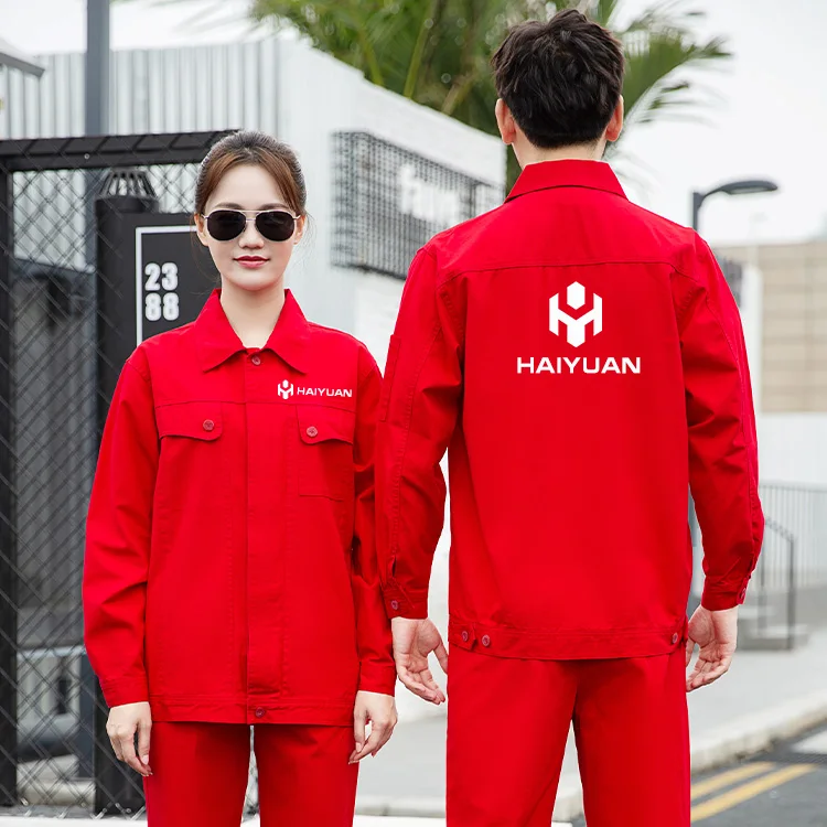 Simple skin-friendly comfortable overalls wear-resistant and breathable cotton overalls