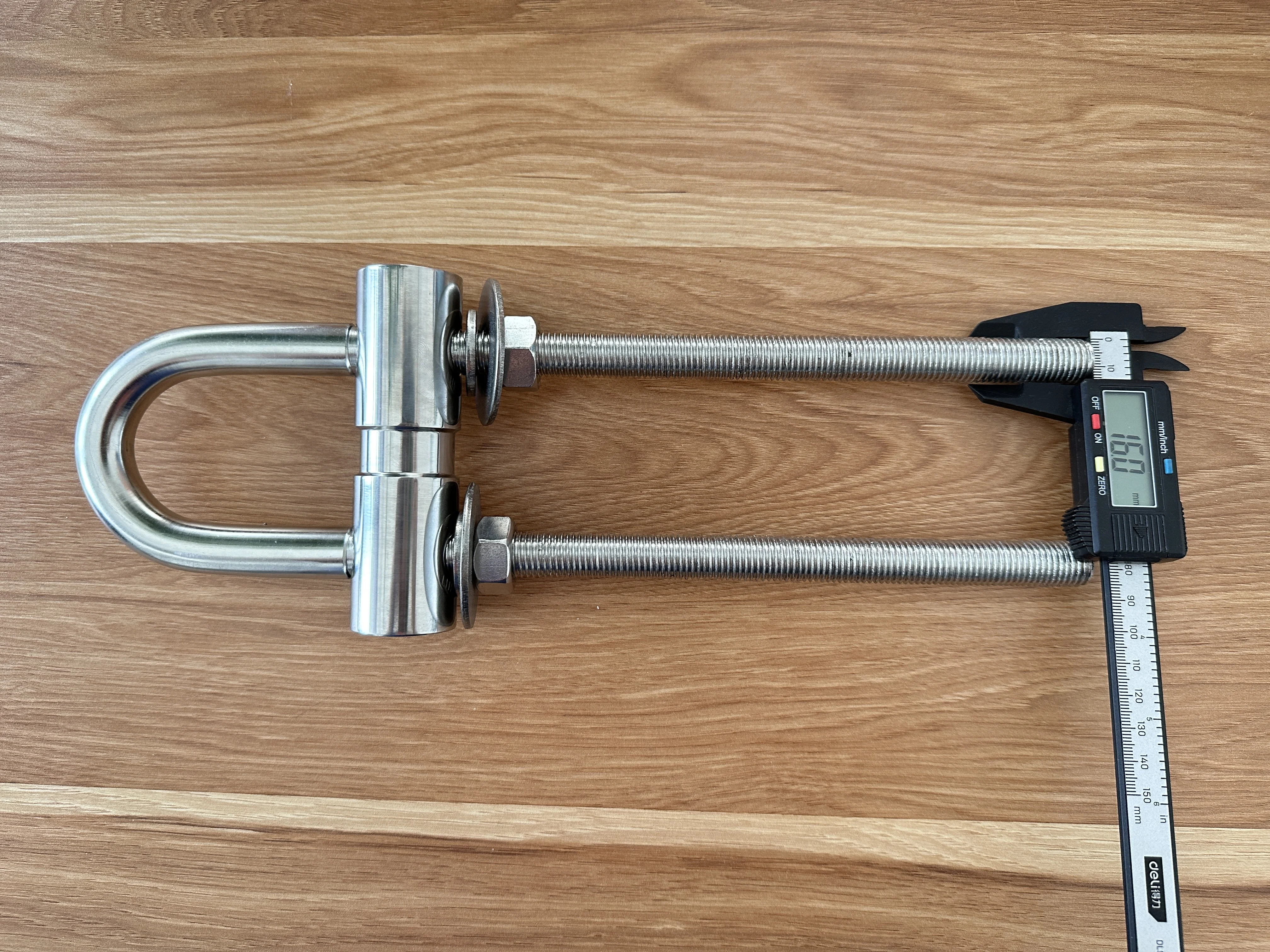 Stainless Steel SS316 M12 M16 M20 U Bolt for Tensile Structure Shade Sails