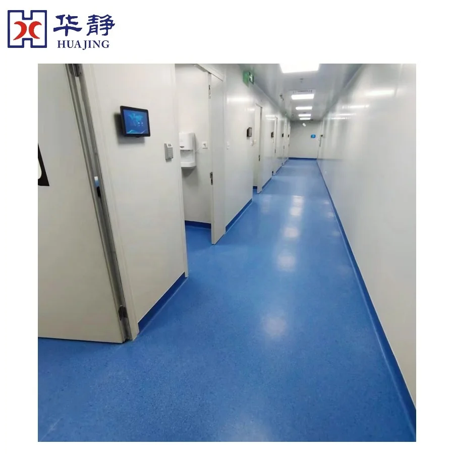 Modern Design Waterproof PVC Vinyl Flooring Anti-static Homogeneous PVC Roll For Hospital