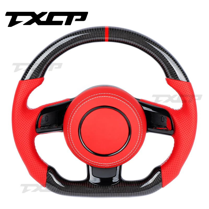 For Audi TT R8 TTRS S3 8P MK2 TTS Carbon Fiber Steering Wheel
