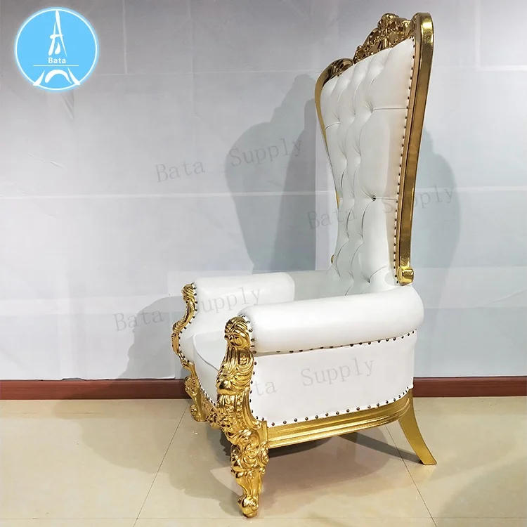 
Bride and Groom Wedding Sofa High Back Royal Furniture King Throne Chair 