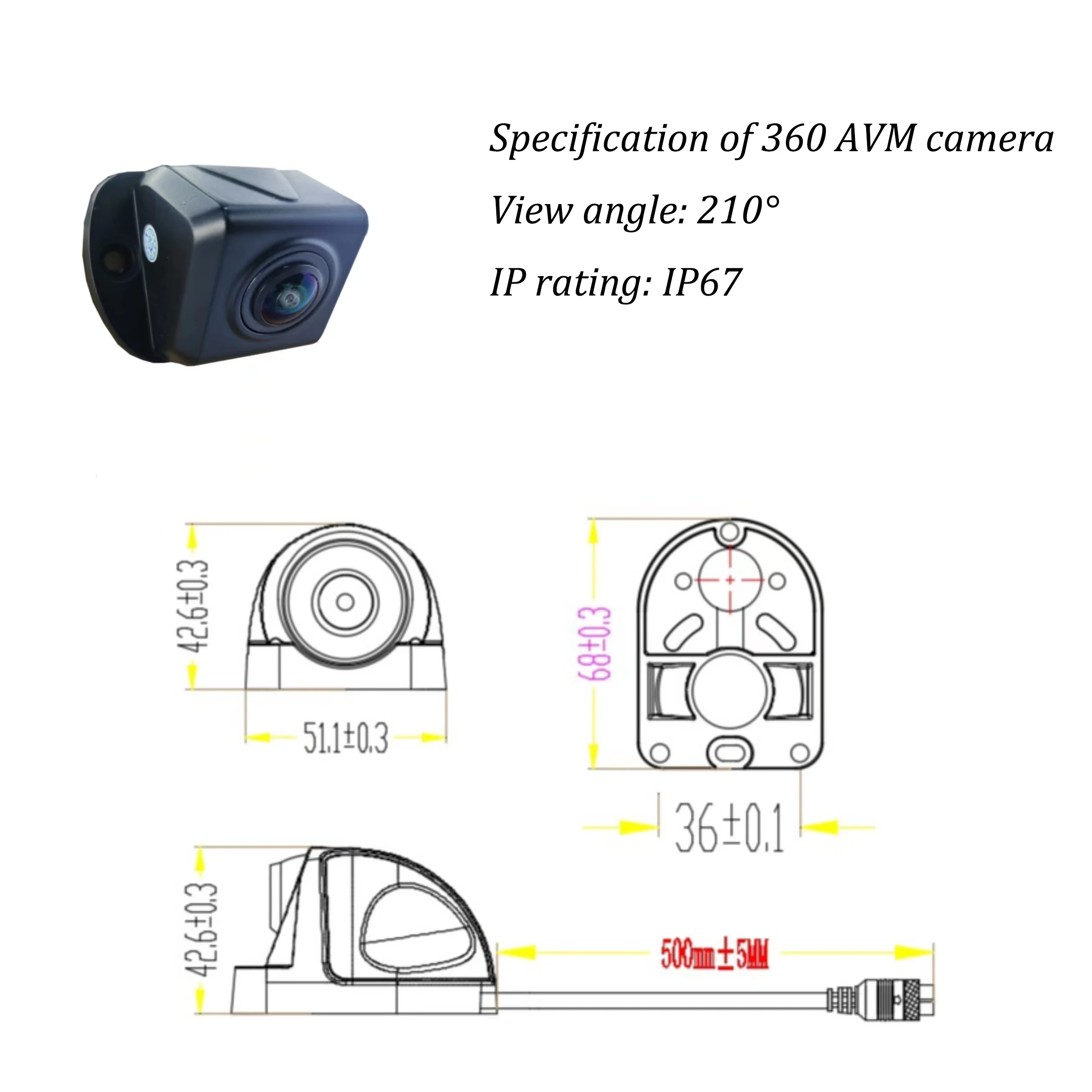 Vehicle Telematics System 360 Panoramic View Surveillance 8CH MDVR With Blind Spot Detection