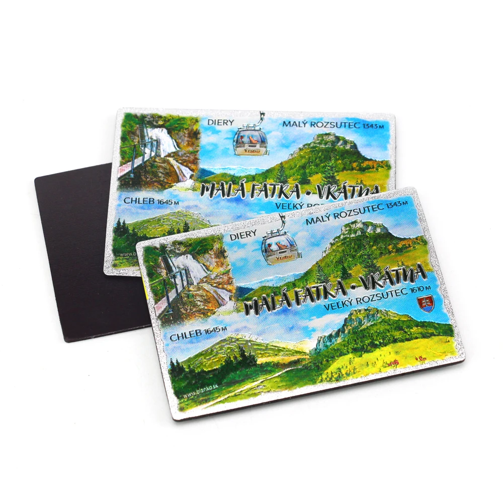 Factory Price Custom Hungary Budapest Souvenir Fridge Magnet Aluminum Foil Tourist Magnet