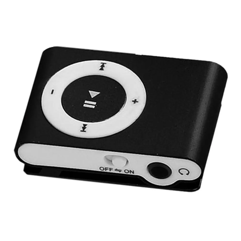  Металлический мини MP3-плеер с зажимом Спортивная Цифровая музыка поддержкой TF-карты USB 2 0 разъемом для наушников 3 5