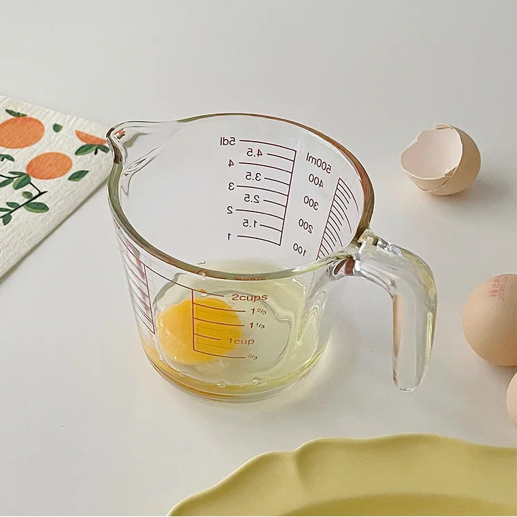 High Quality Unbreakable Round Glass Measuring Cup For Liquid Measure With Handle From China  Cheap Sale
