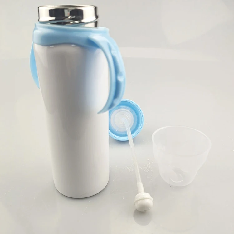 Доставка со склада в США, Детская кружка Sippy объемом 8 унций, Детская кружка из нержавеющей стали, бутылка для молока и воды, сублимационные заготовки, кружка Sippy
