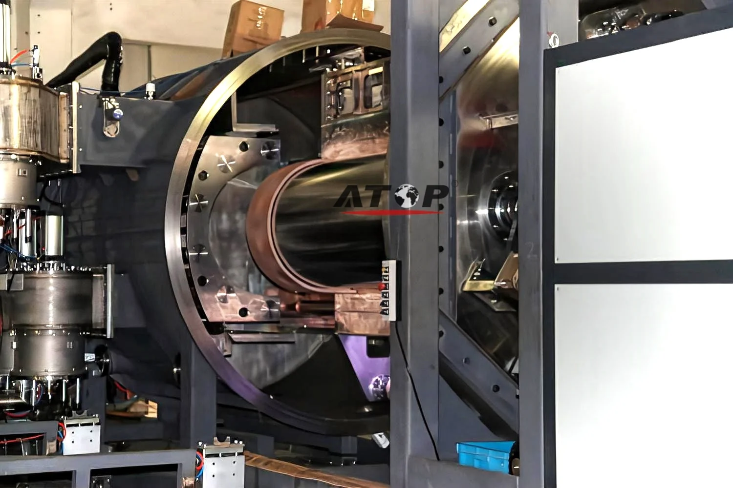 ATOP Roll To Roll vacuum coating machine with evaporation magnetron sputtering system