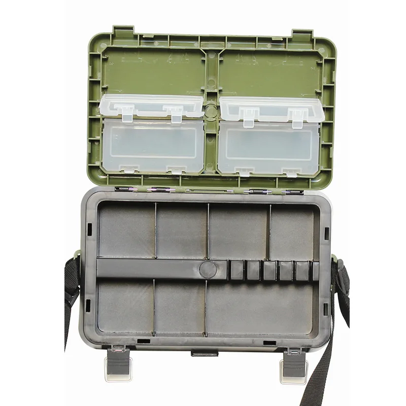 
Factory wholesale multi-function solution fishing gear temptation lure fixture storage fishing tackle box 