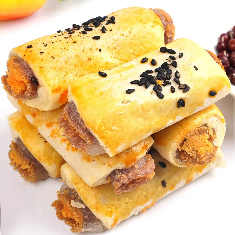 Chinese ice cream cone wafer biscuit biscuits and pies with bag dessert packaging 15 bags per box