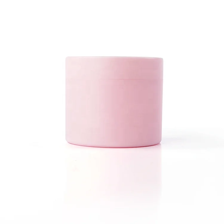 Anti-wrinkle sheep placenta essential oil capsule white container,acne skincare cream plastic eco-packaging jar compostable lid