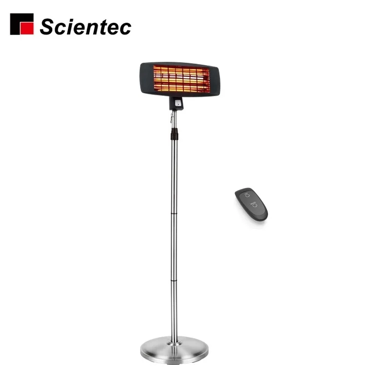 Quartz Outdoor Infrared Patio Garden Heater 2000W Electric Heater With Remote Control