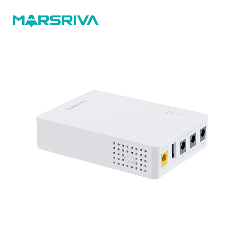 MARSRIVA Odm Oem перезаряжаемый мобильный телефон 10000 мАч 5 В 9 12 Мини DC UPS kp3 Mini ups для Wi-Fi маршрутизатора