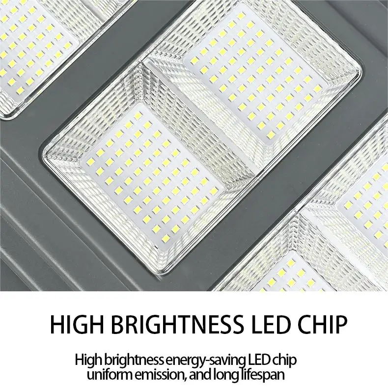 400W High Lumen LED Flood Light with Motion Sensor IP65 Outdoor Security Solar Street Lamp Road Garden Application ABS Lamp Body