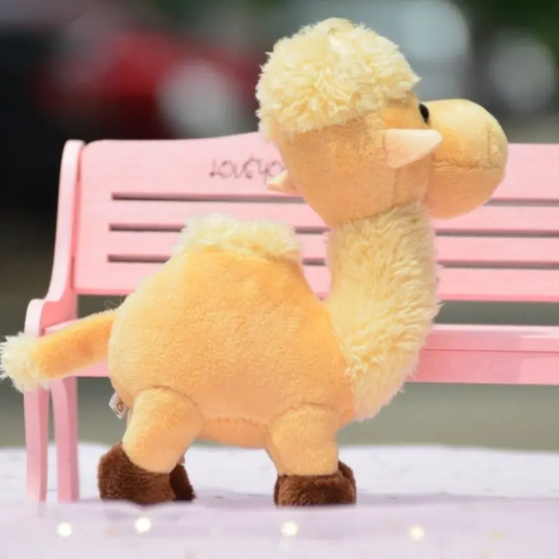 Promotion 15cm kawaii Soft mini keychain plushies toys Camel Key chains cute stuffed animals & plush toys Miniature Keychain