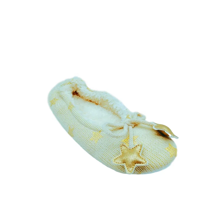 
High quality ladies winter warm and soft indoor foldable ballet slippers slippers 