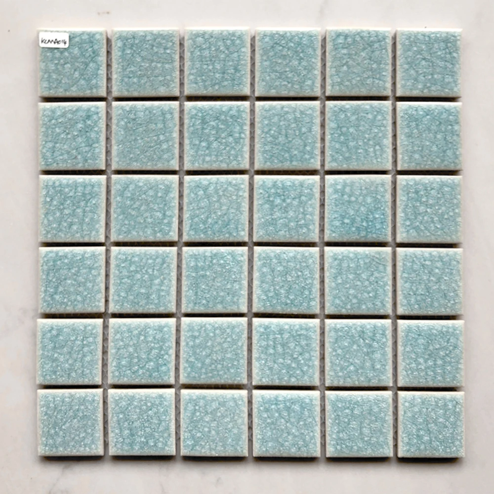 Дизайн цветной ледяной трещины популярная керамическая плитка для бассейна