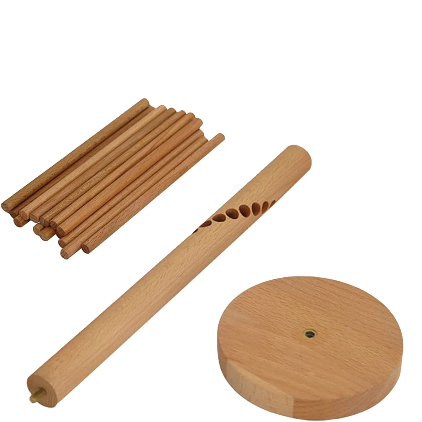 Foldable Wood Pasta Noodle Drying Rack House Holder Shelf