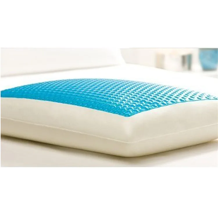 Hot sale Custom Eco-friendly Comfortable Soft Ventilated Gel memory foam pillow For Home