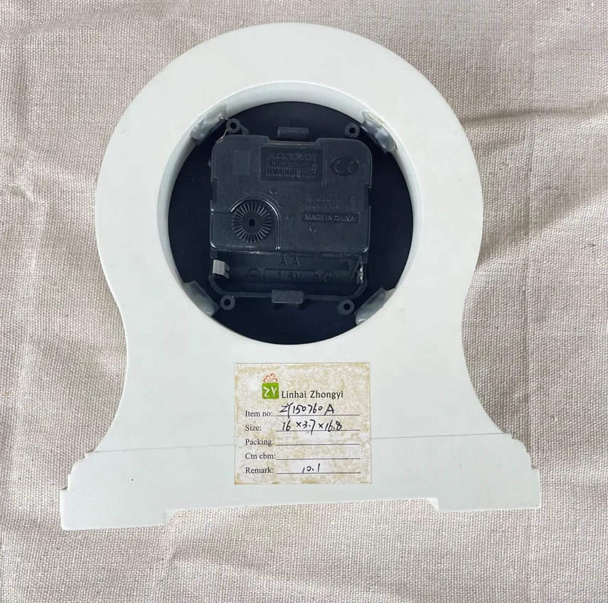 Country Roman Numerals Tabletop decoration Clock Battery Operated Rustic Farmhouse Farmstead Wooden Decor Art Wood Base Clock