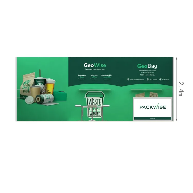 Easy Storage Outdoor Lego Stall Wooden Modular Booth Trade Show 10FT 20FT Exhibition Booth Stand New Design For Pet Food Display