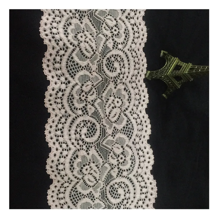 2cm-7.5cm 100% Cotton Scalloped Eyelet Trimming Lace for baby Woman Garment