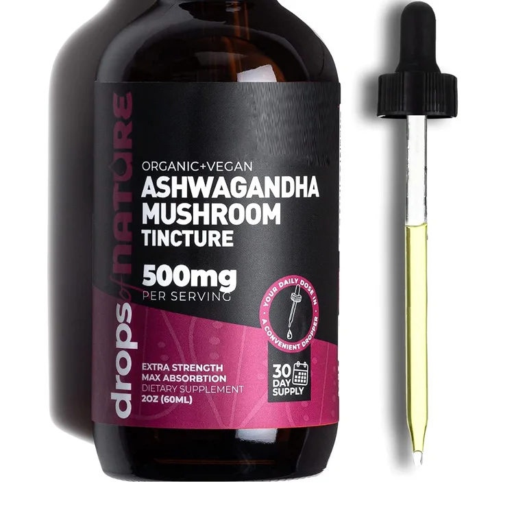 Lions Mane Extract Reishi Mushroom Immune Defense 2oz Pomegranate Liquid Drops Immunity Boosting Antioxidants to Fight Free