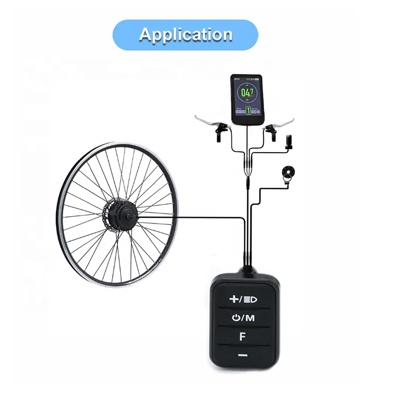 waterproof Ebike TFT colorful display 36V 48V 60V Electric bike 3.5 inch colorful screen display for Electric Bicycle