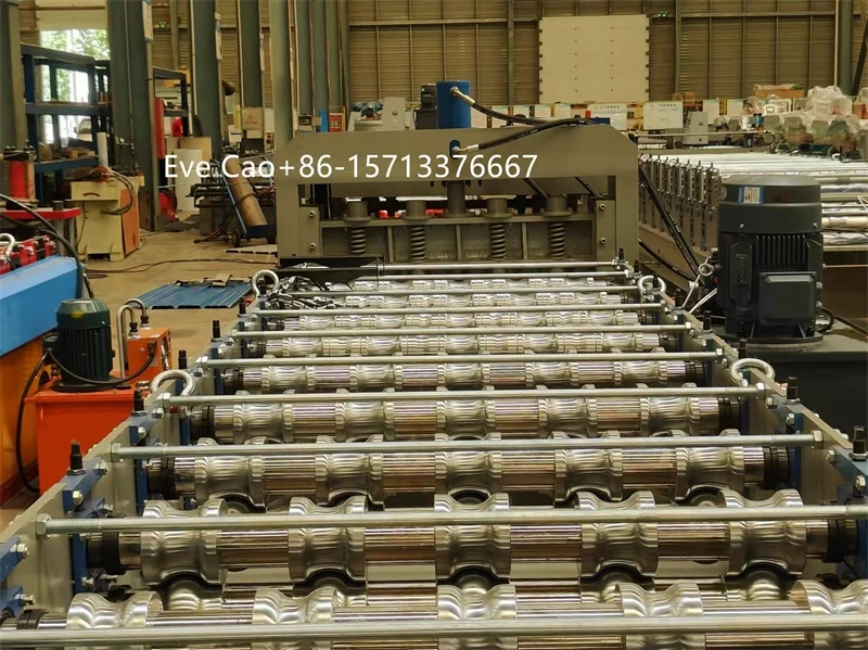 High-end Glazed Roofing Tile Color Steel Sheet Roll Forming Machine Color Steel Machine