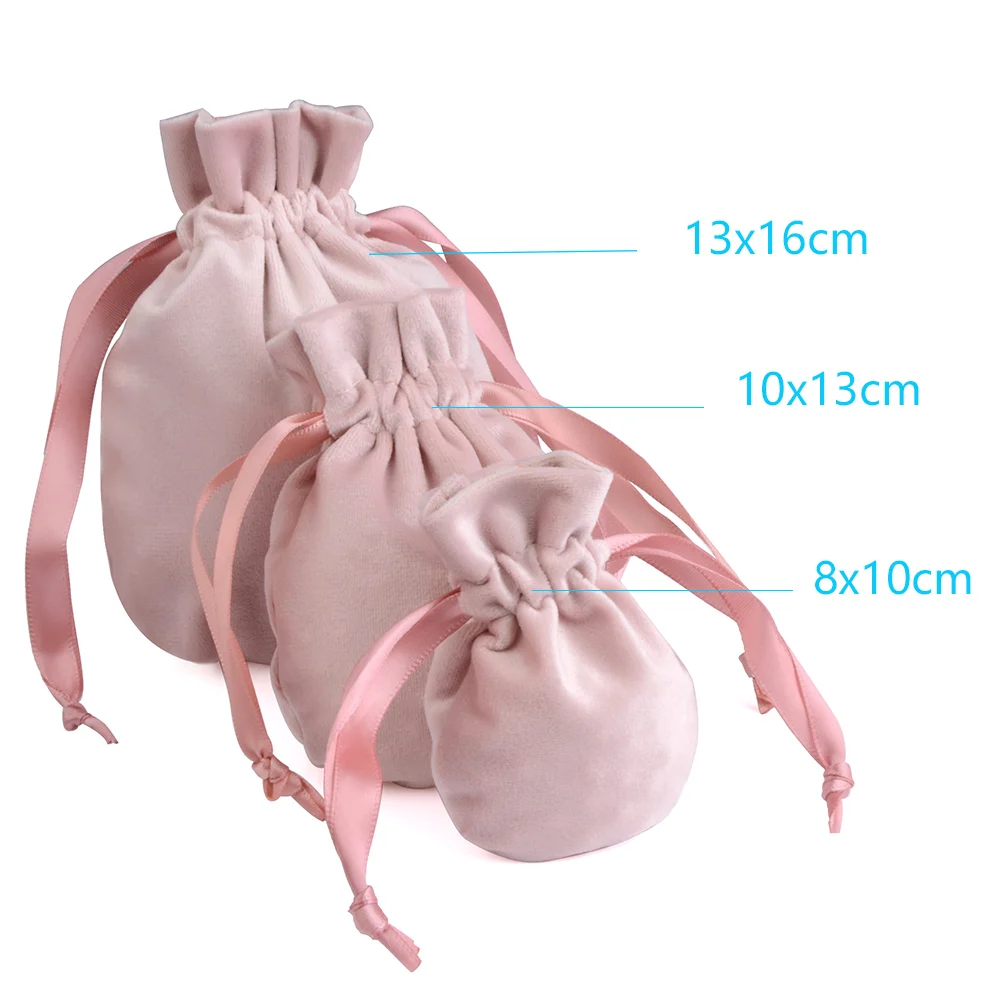 10*13cm High Quality Soft Velvet Bag for Cosmetic