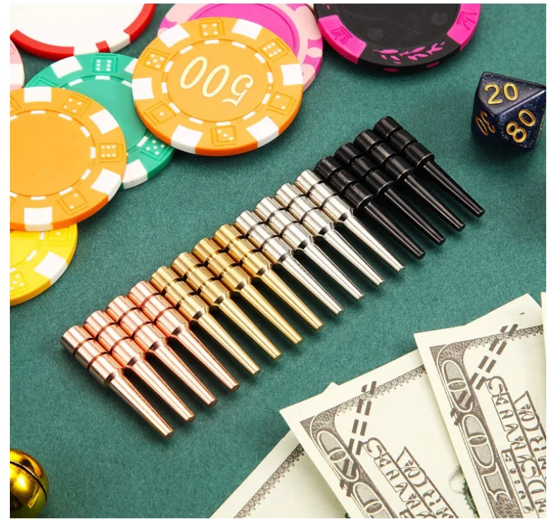 JXCP008 black gold sliver small Metal Cribbage Pegs 4 Colors Metal Pegs Fit 1/ 8 Holes for Cribbage Traditional Board Game