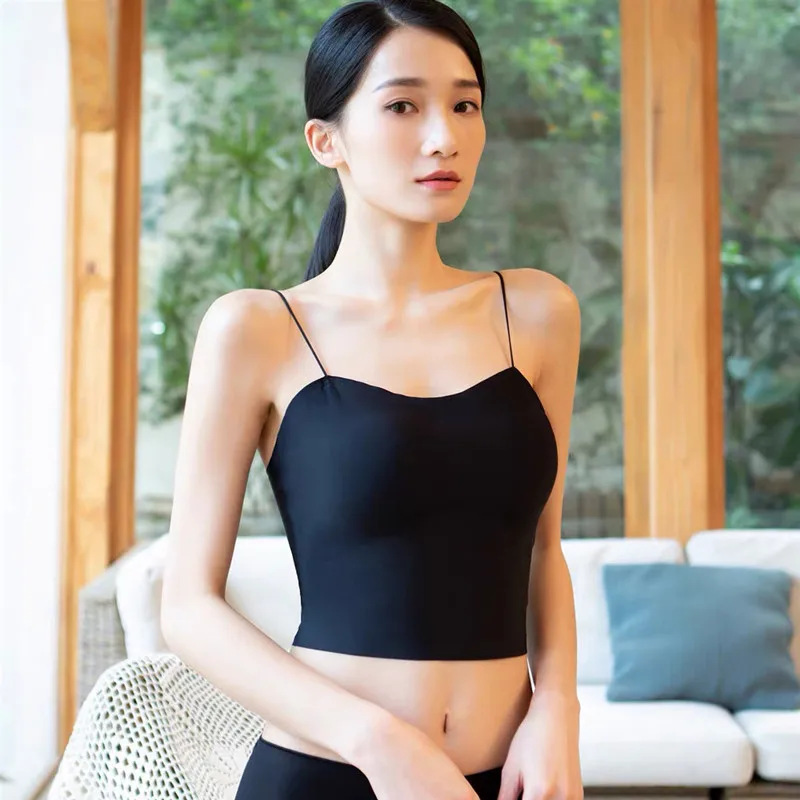 Ladies bra small vest one-word beauty back excellent arc seamless tube top