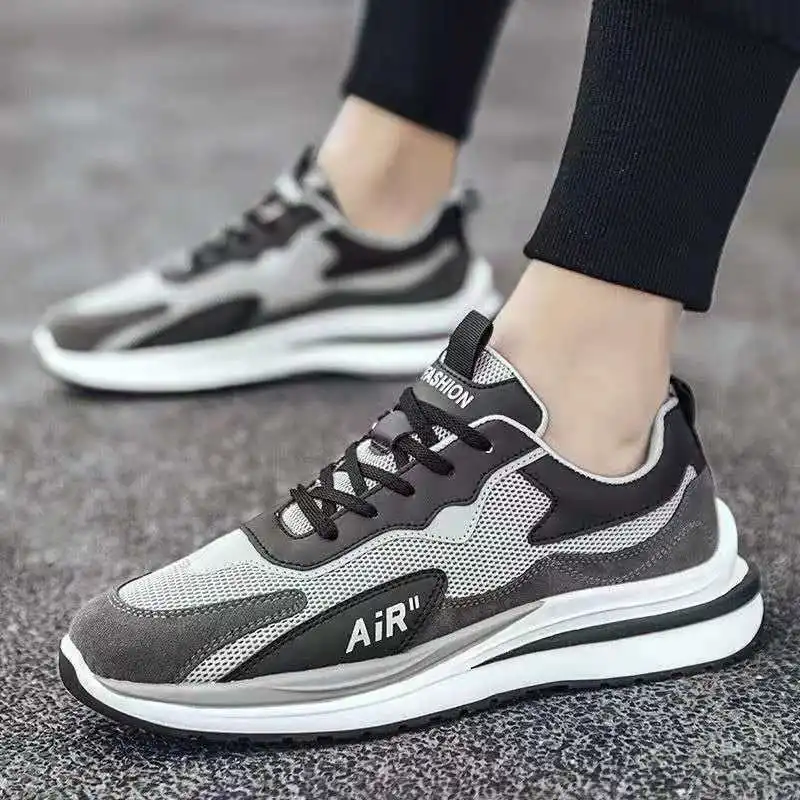 2022 Hot sale factory direct breathable lightweight 3 colors mesh shoes running shoes sneakers sports shoes men