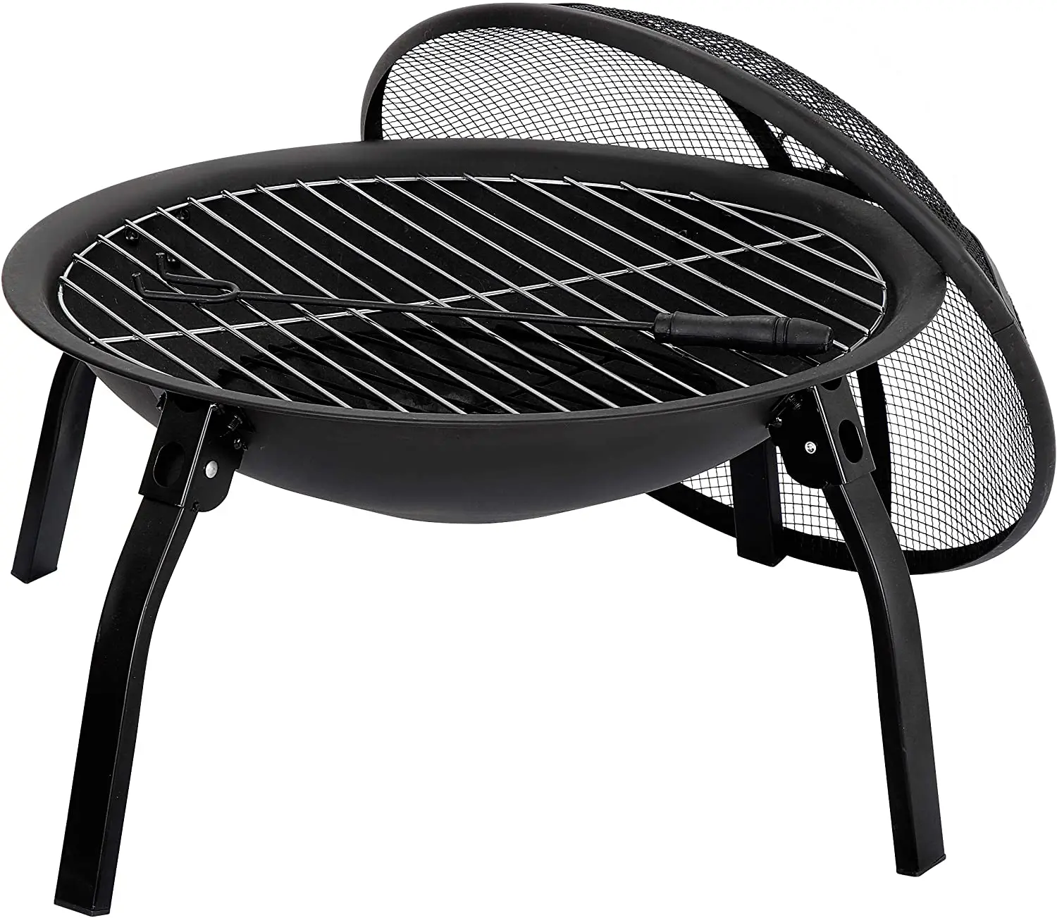 Smokeless portable gaucho pellet grill foldable wood burning stove turkey