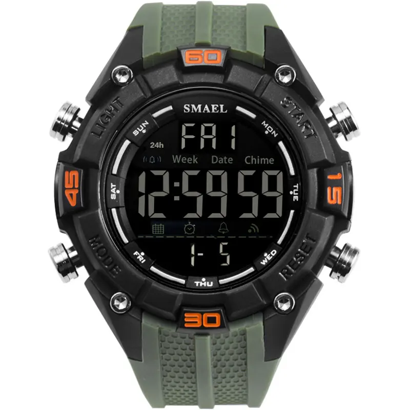 Factory Direct Sale Waterproof Sport Watch Boys SMAEL Digital Watches Men Wrist 1352 Watch For Sport
