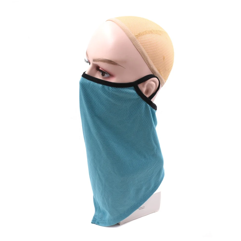 Eastsunshine customized Breathable Cooling Face Cover Sun UV Protection Earloop Neck Gaiter Scarf for cycling outdoor sport
