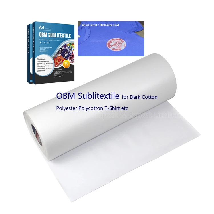 Sublitextil Tatami Sublimation Paper Rewinding Machine Sublimation Companion for Dark Cotton T-shirt Transfer