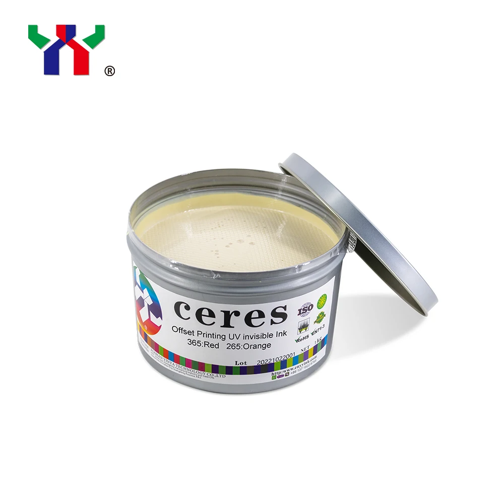 Ceres manufacturer hot UV Invisible Ink 365:Red 265:Orange Cheap as chips Dual Band