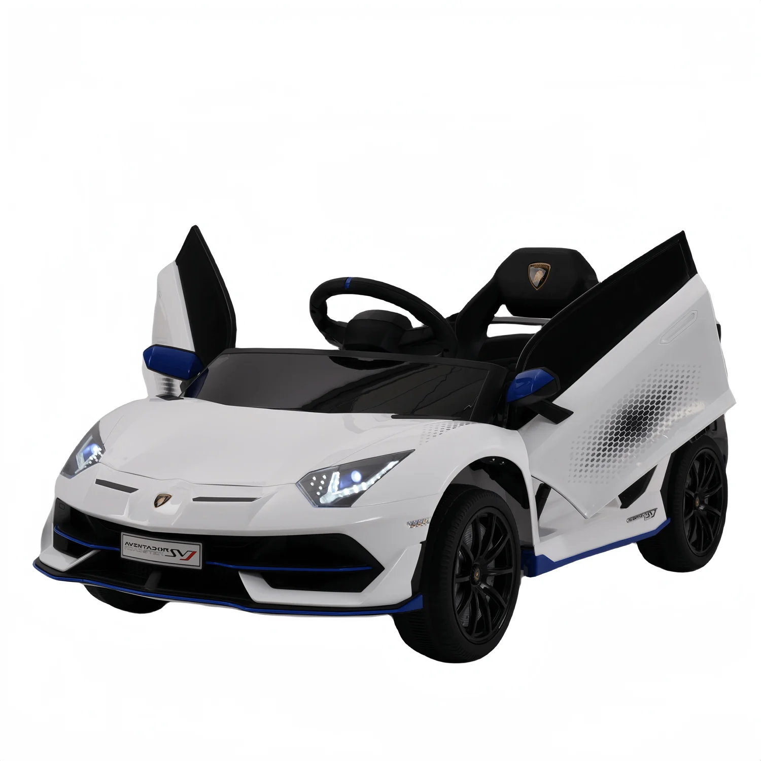 2024 New Arrival Licensed One seat Lamborghini SVJ Child Electric Car 12V Power Battery Music Light Toy For Kids Ride On Car