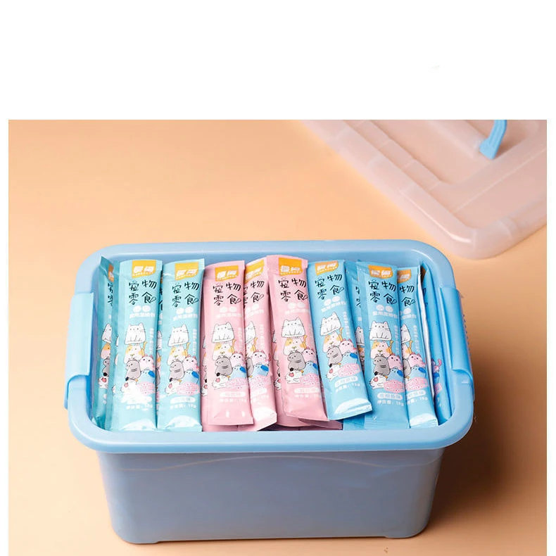 2022 pet supplies Factory Wholesale 15g Cat Snacks food Delicious And Nutritious Cat Treats pet wet Snacks