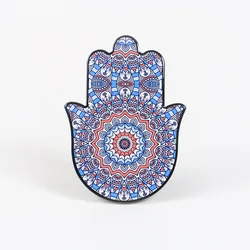 New Creative Decoration Fatima Hand Ceramic Cup Mat Personality Crafts Luxury Home Decors