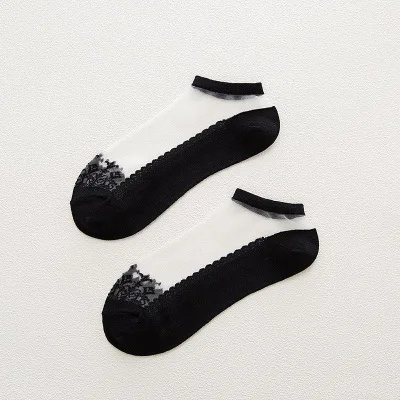 
Crystal glass silk socks 2019 autumn stockings women sicks 