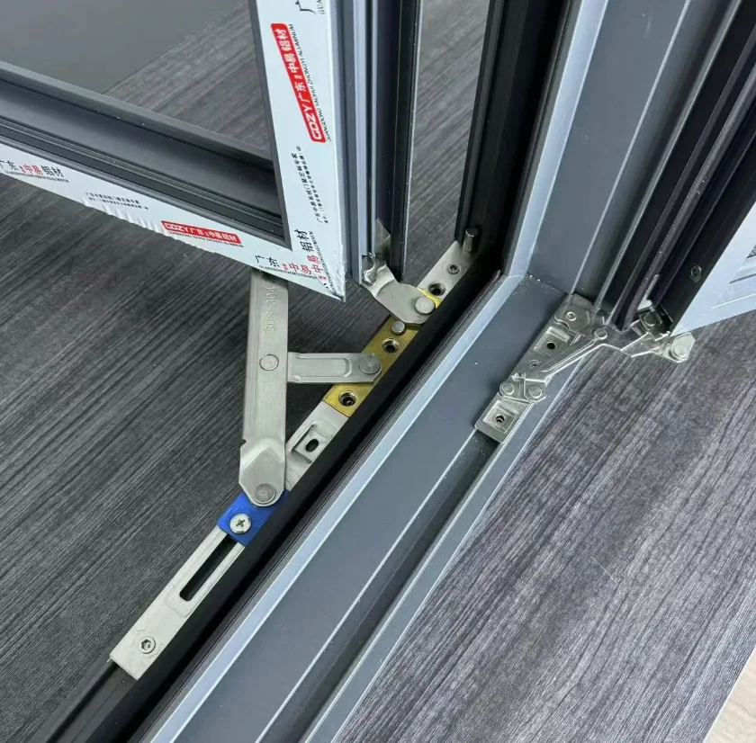 Heavy Duty Modern Window Hardware Aluminium and Brass Stay Hinge Steel Friction Hinge for Hotel Use